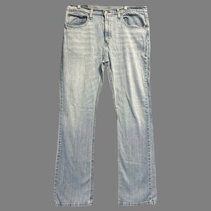Levi’s 527 Jeans Light Wash Denim Slim Boot Cut Mens Size 34x34 Long Cowboy